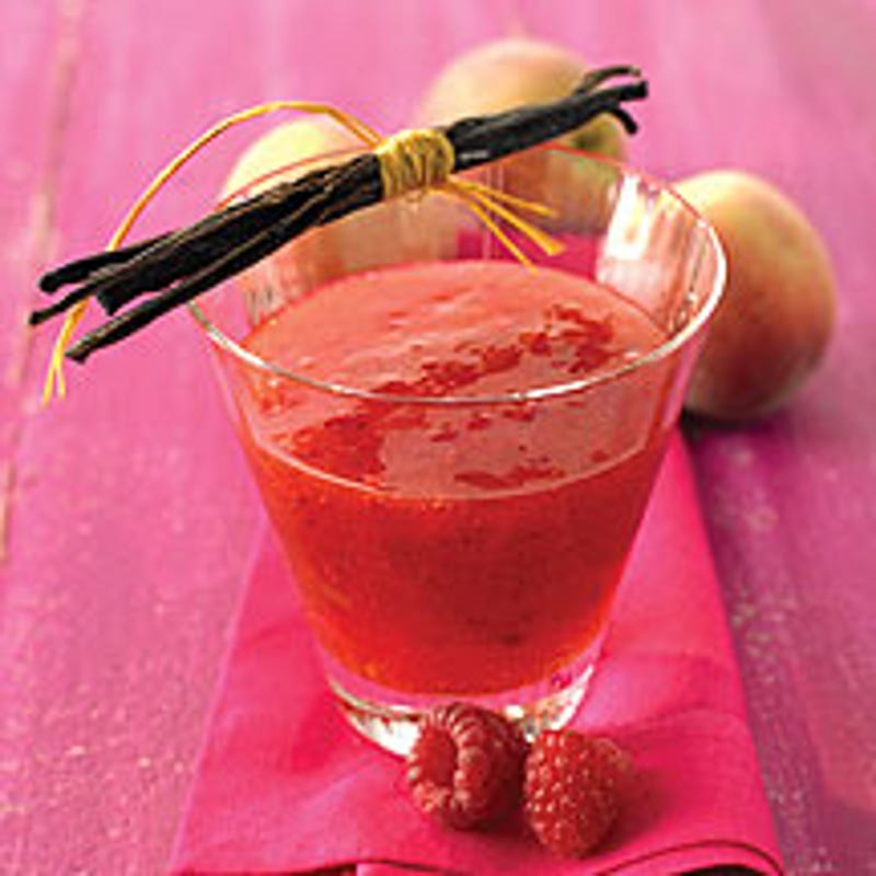 Photo de Confiture de pêches et framboises prise par WW