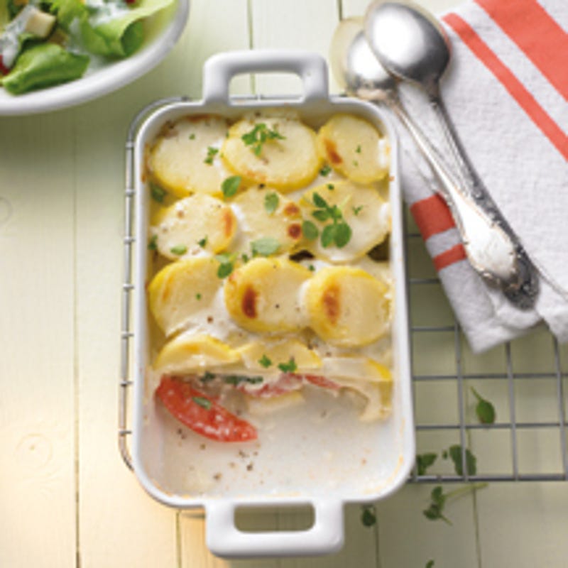 Photo de Gratin de pommes de terre et tomates prise par WW