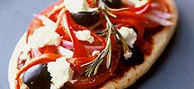 Mini pita pizza's