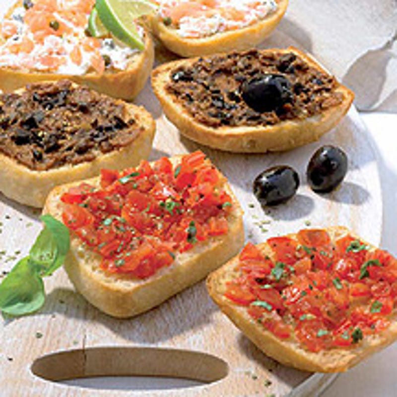 Foto van Bruschetta met tomaten door WW