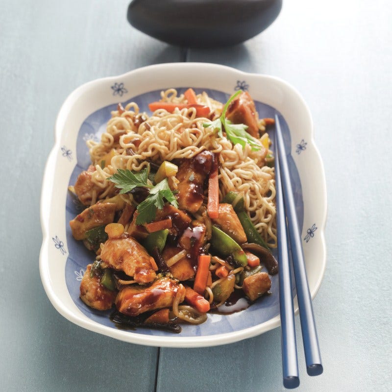 Photo de Cassolette asiatique aux nouilles prise par WW