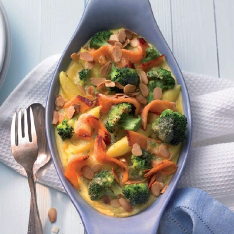 Photo de Gratin de saumon fumé au brocoli prise par WW