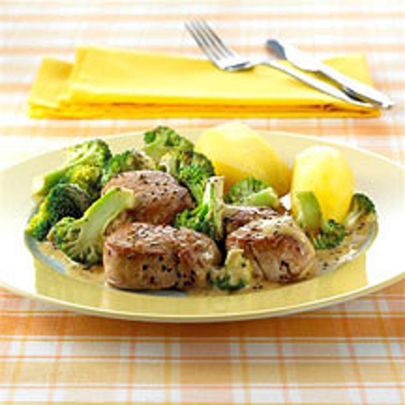 Photo de Filet de porc et sauce à la moutarde fine prise par WW