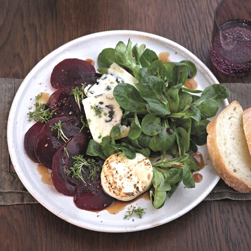 Photo de Carpaccio de betterave rouge au fromage prise par WW