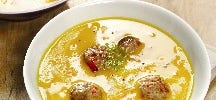 Soupe de potimarron et lentilles