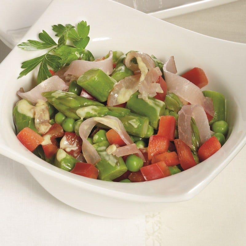 Foto van Aspergesalade met ham door WW