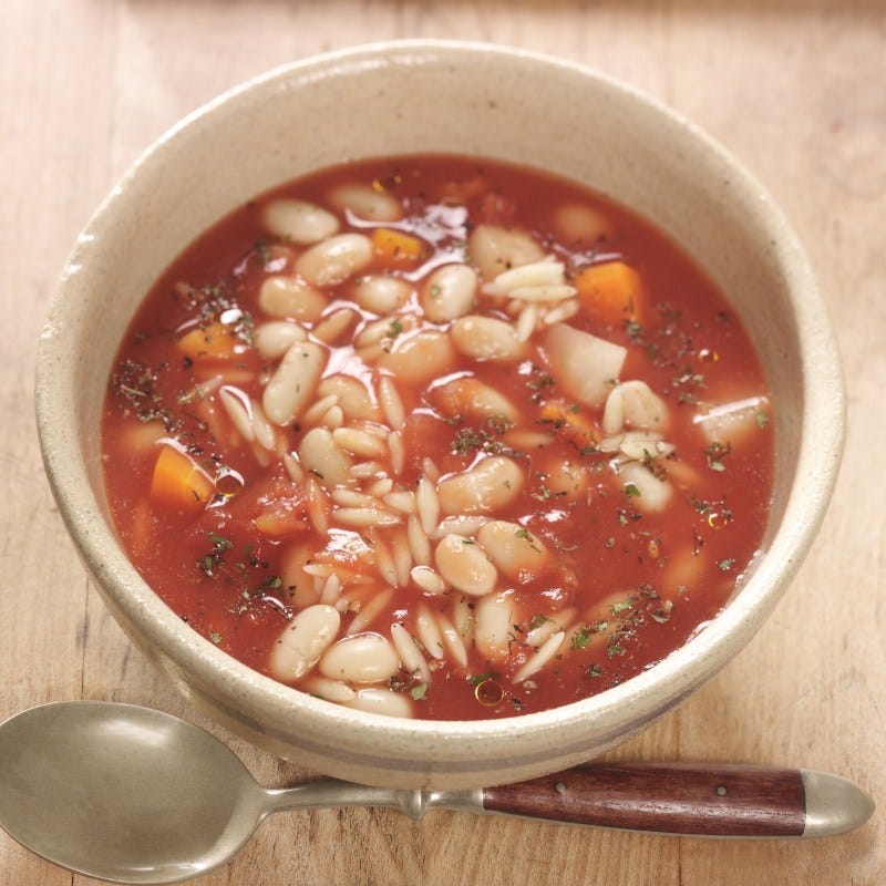 Photo de Soupe méditerranéenne aux pâtes et aux haricots prise par WW