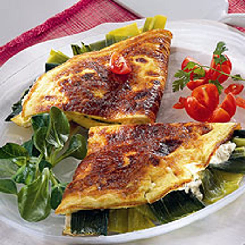 Photo de Omelette aux poireaux primeurs prise par WW