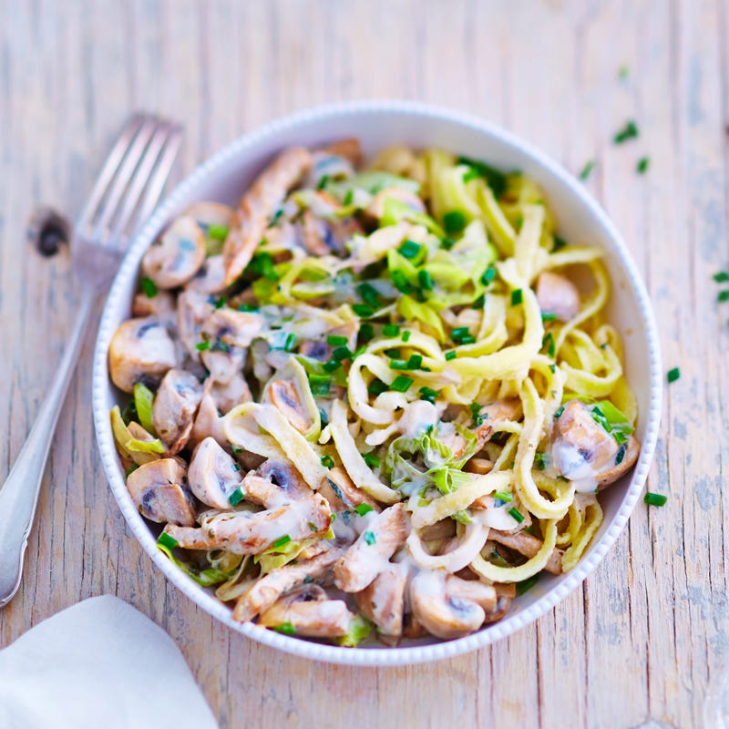 Foto Spätzle mit Schweinegeschnetzeltem von WW