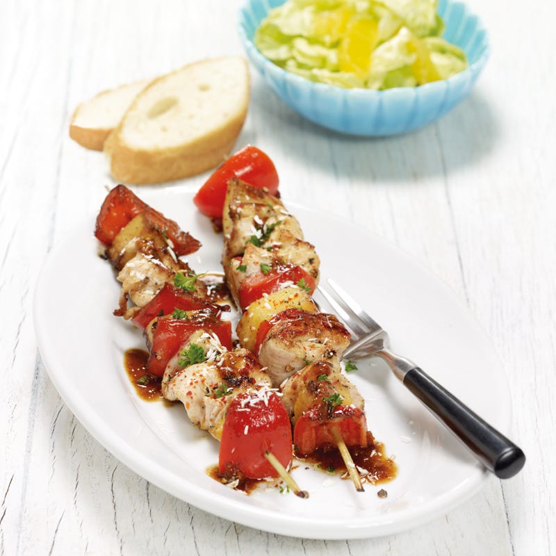 Foto Karibische Hähnchenspieße von WW