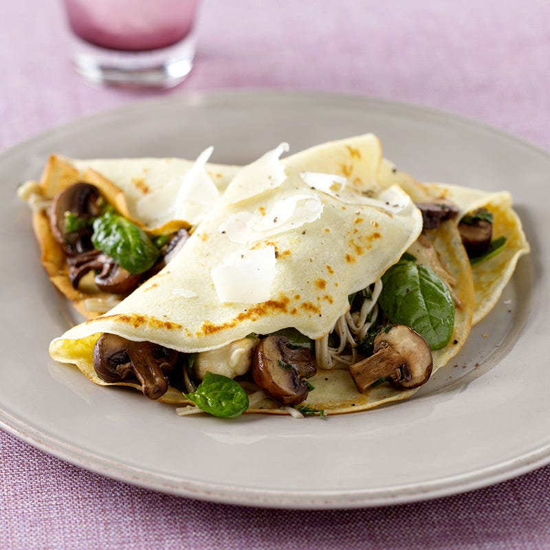 Foto Crêpes mit Waldpilzen von WW