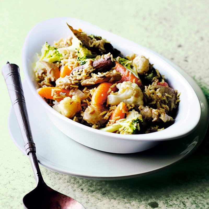 Foto Pute auf Gemüsereis von WW