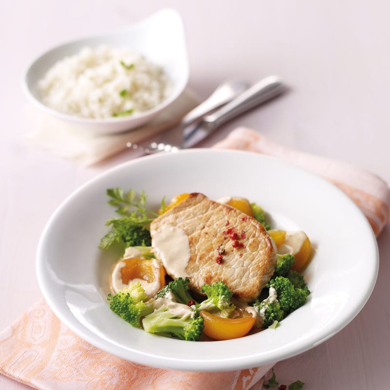 Foto Schweineschnitzel mit fruchtiger Sauce von WW