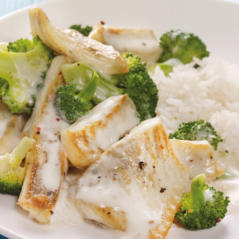 Foto Steinbuttragout mit Brokkoli von WW