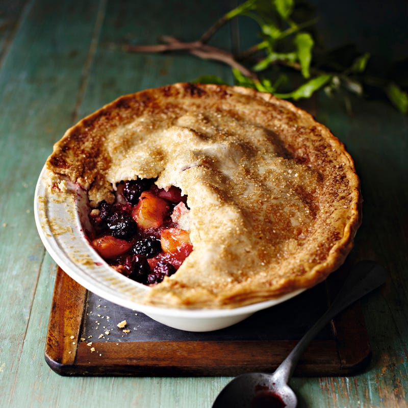 Foto Englischer Apfel- und Brombeer-Pie von WW