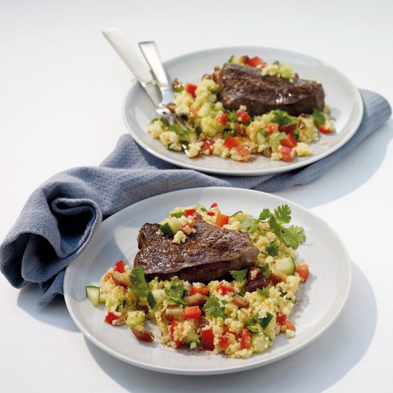 Foto Couscoussalat mit Rindersteaks von WW