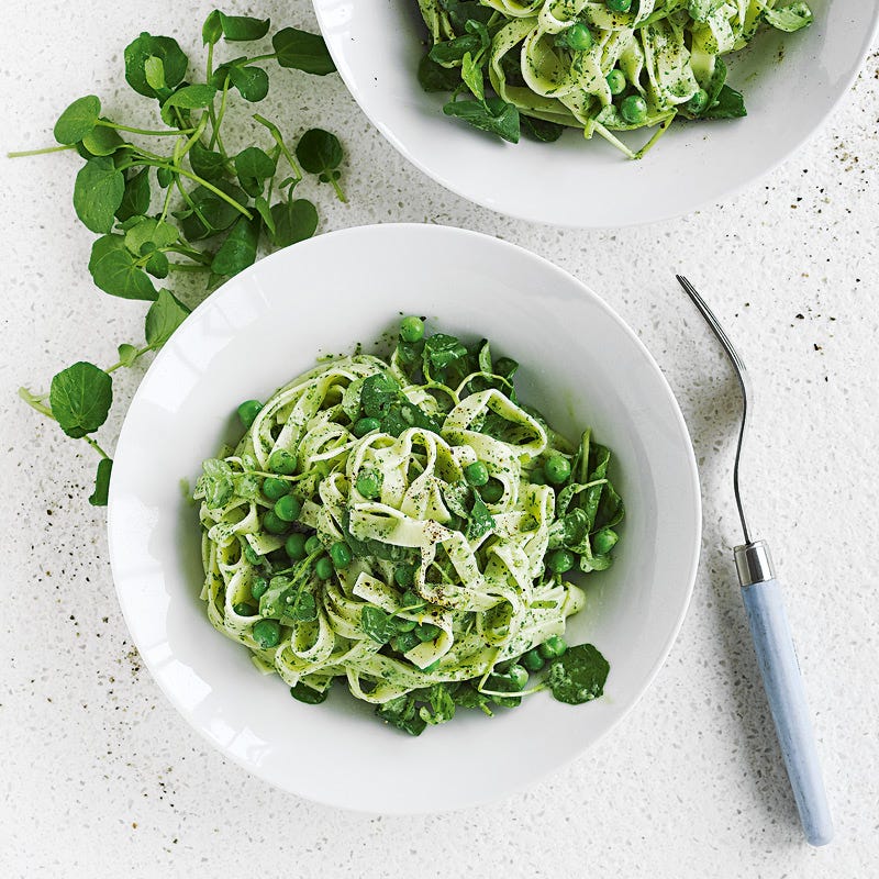 Photo of Watercress & pea tagliatelle by WW