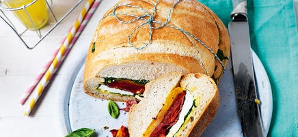 Stuffed picnic loaf