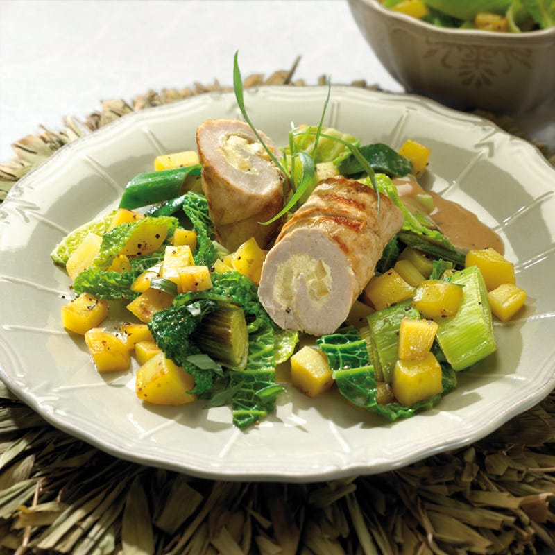 Foto Winzerröllchen mit herbstlichem Gemüsemix von WW