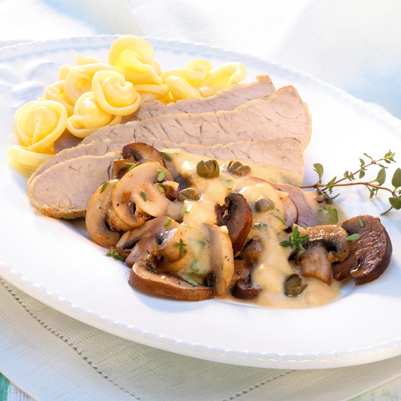 Foto Kalbsbraten mit Kapernsauce von WW