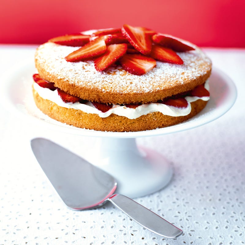 Photo of Strawberry sponge layer cake by WW