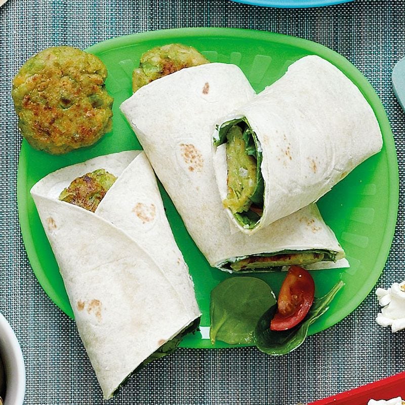 Photo of Broad bean falafel wraps by WW