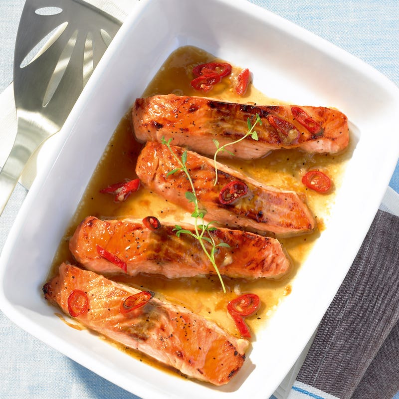 Foto Barbecue-Lachsfilet von WW