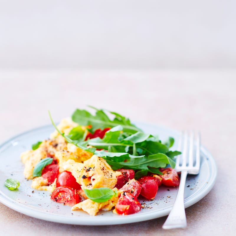 Foto Tomatenrührei mit Rucola von WW
