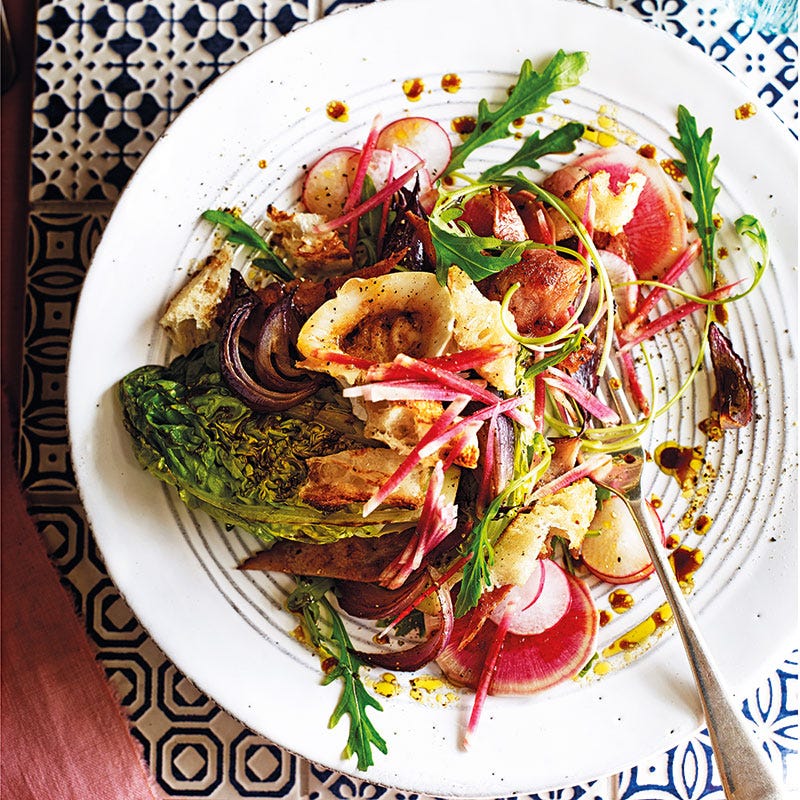 Photo of Baby cos, goat's cheese & bacon salad by WW