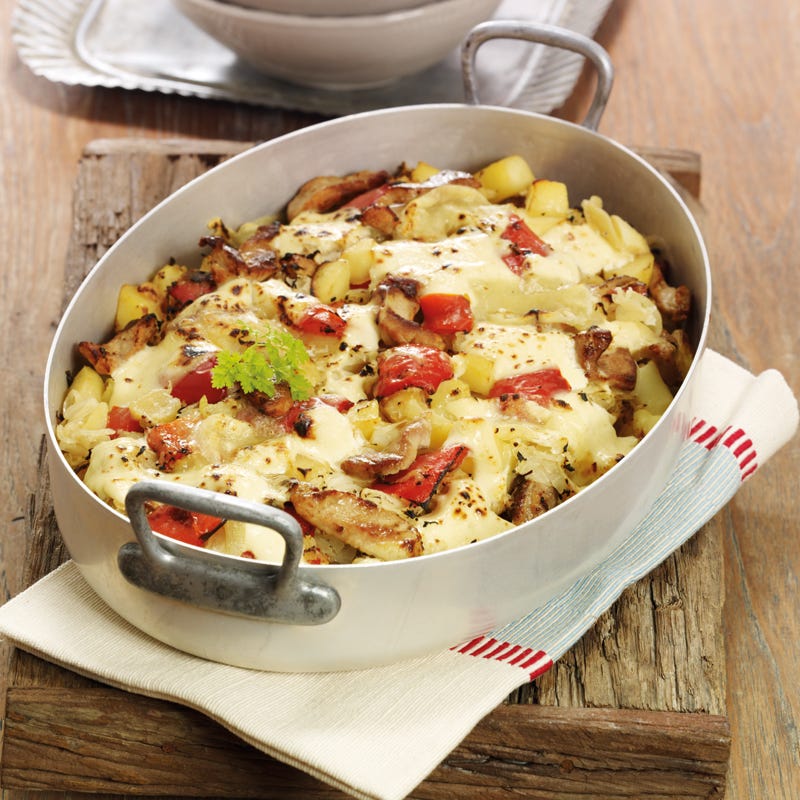 Foto Sauerkraut-Schnitzel-Auflauf mit Apfel von WW