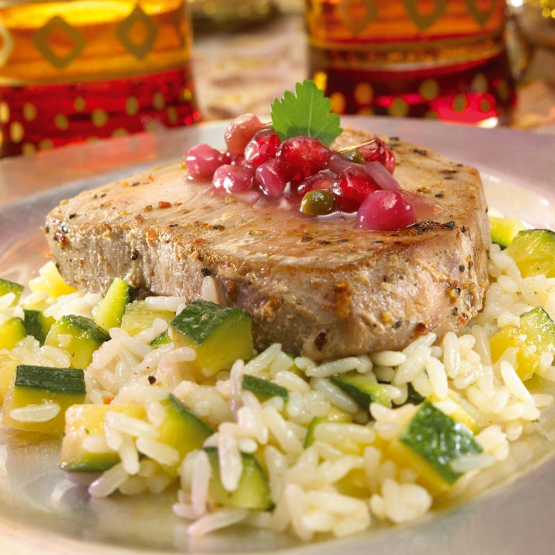 Foto Tunfisch mit Granatapfelsauce von WW