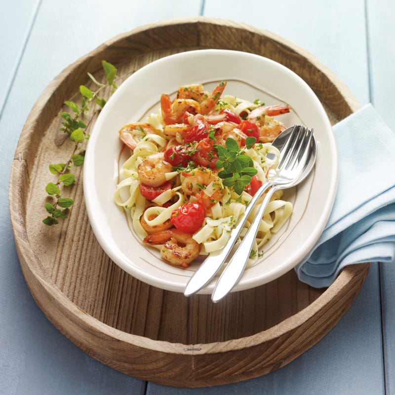 Foto Chilinudeln mit Gambas von WW