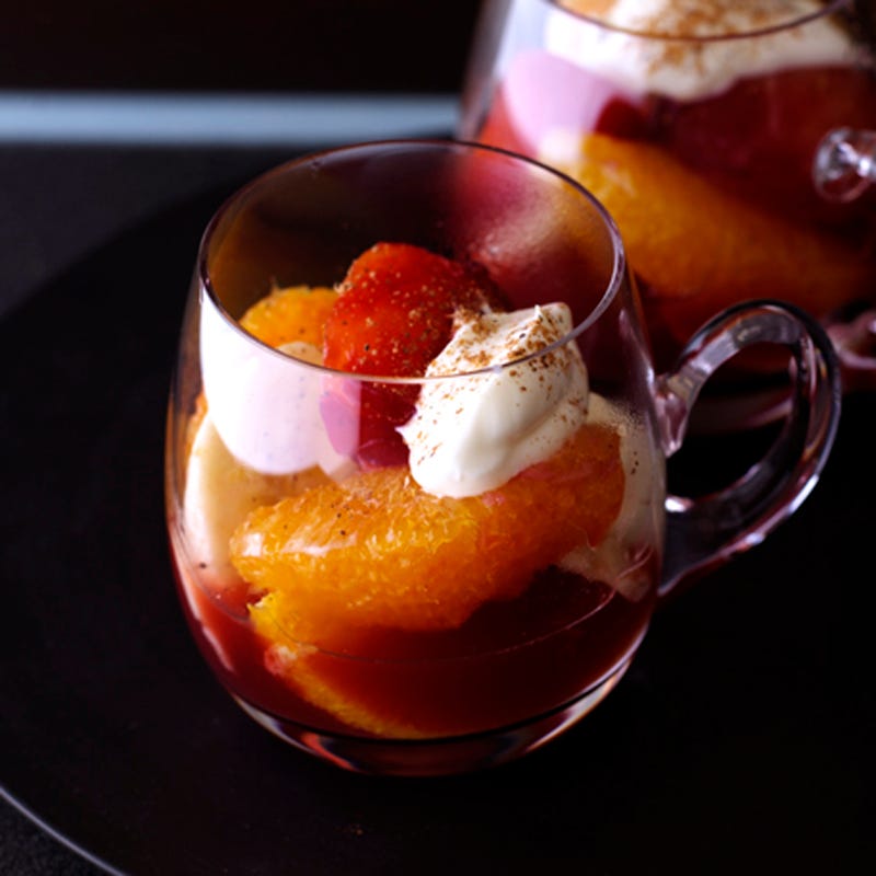 Foto Heiße Winterfrüchte mit Ingwerjoghurt von WW