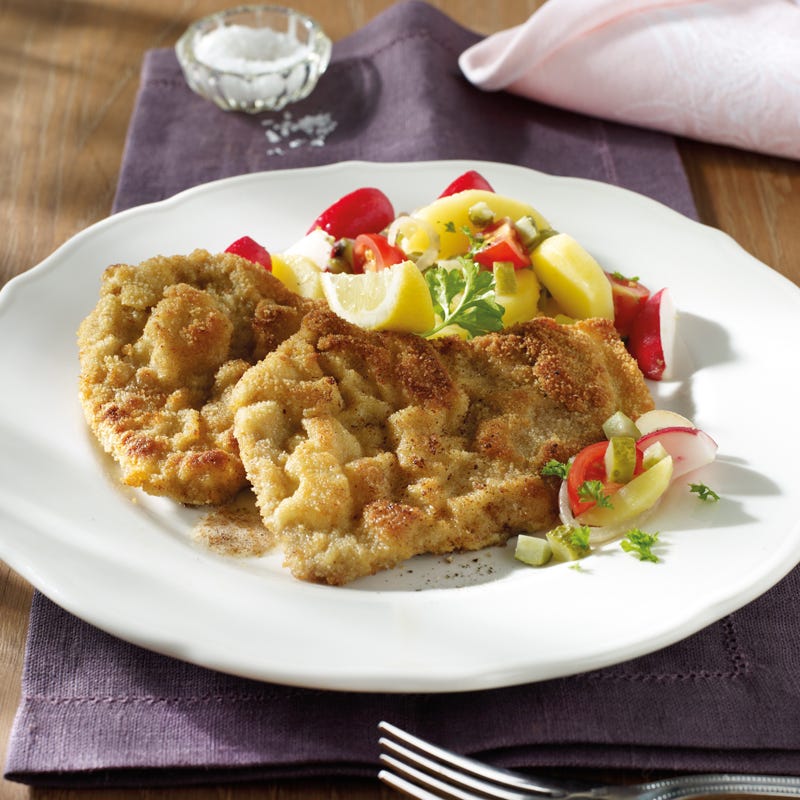 Foto Wiener Schnitzel mit Kartoffelsalat von WW