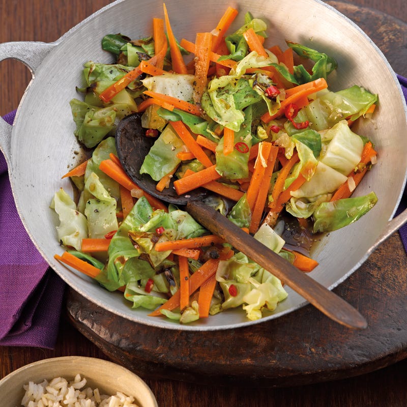 Foto Spitzkohlgemüse aus dem Wok von WW