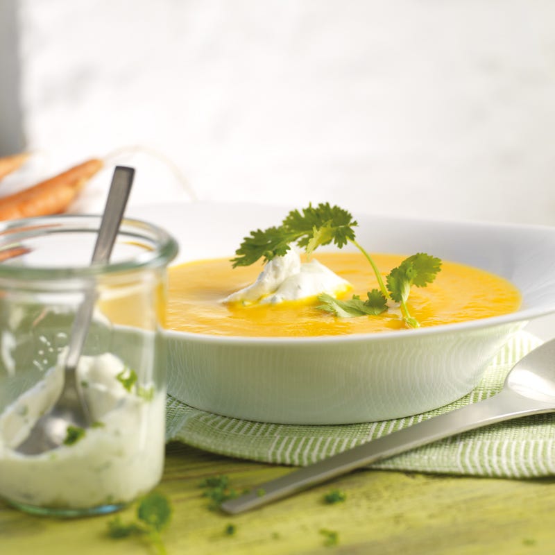Foto Karottensuppe mit Petersiliencreme von WW