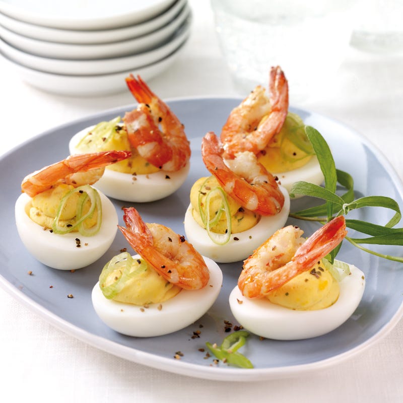 Foto Frühlingseier mit Garnelen von WW