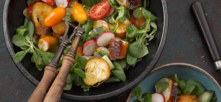 Bayerischer Brezensalat