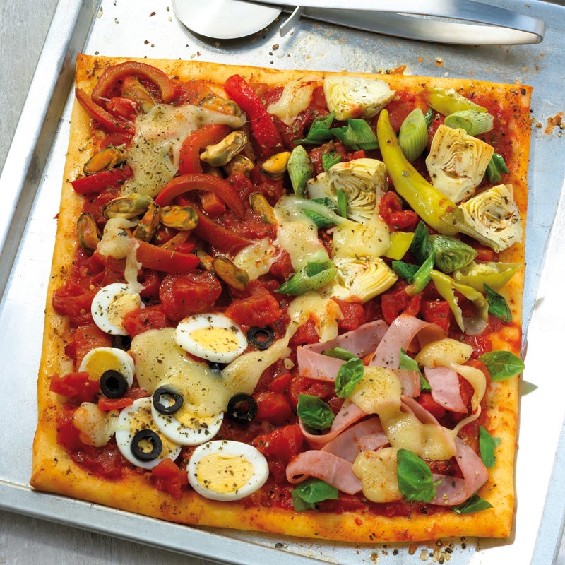 Foto Pizza "Vier Jahreszeiten" von WW