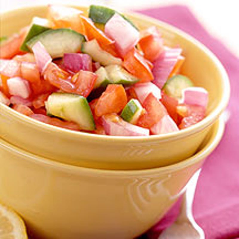 Foto Tomaten-Gurken-Salat mit Zitruszesten von WW