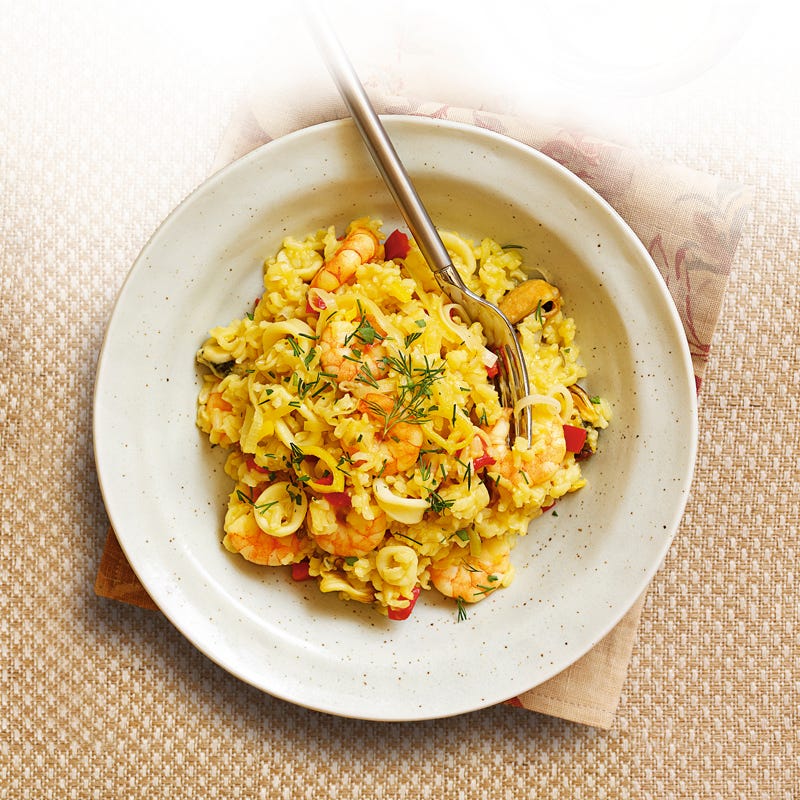 Foto Meeresfrüchte-Risotto mit Safran von WW