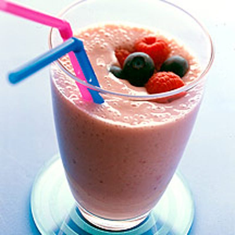 Foto Smoothie mit Banane und Preiselbeeren von WW