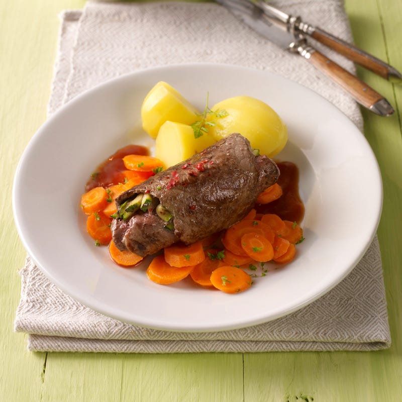 Foto Rinderrouladen mit Karottengemüse von WW