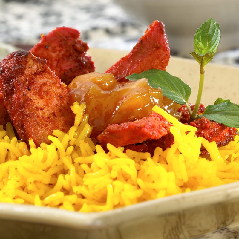 Foto Tandoori-Huhn mit Joghurt-Raita von WW