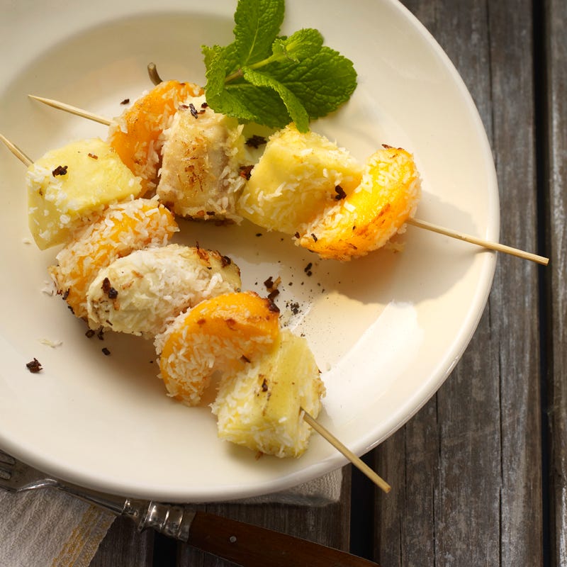 Foto Kokos-Fruchtspieße von WW