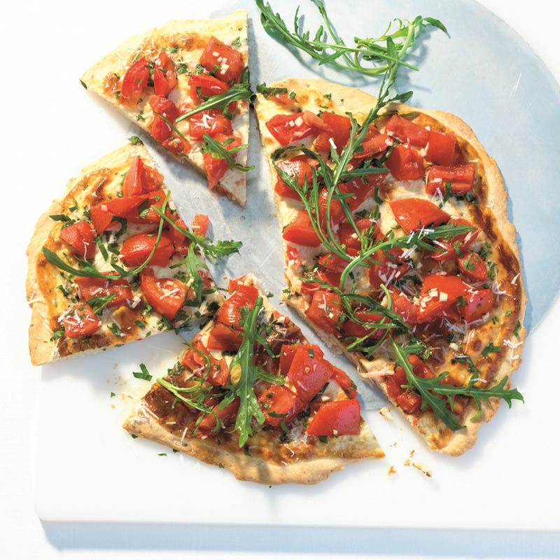 Foto Italienischer Tomatenkuchen mit Rucola von WW