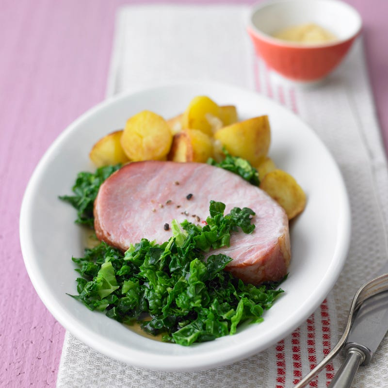 Grünkohl mit Kasseler