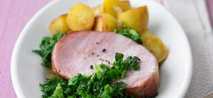 Grünkohl mit Kasseler