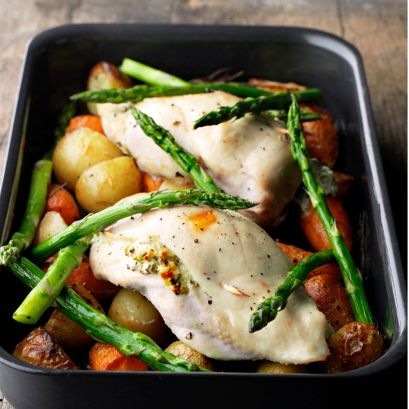 Foto Hähnchenbrustfilet mit Backkartoffeln von WW