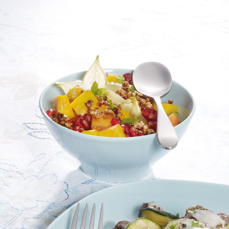 Obstsalat mit Mandeln